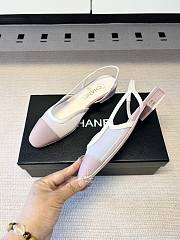 Chanel Slingback Pink Flat - 2