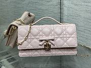Dior My Mini Bag Pink Cannage Lambskin 21x11.5x4.5cm - 1