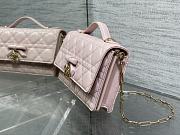 Dior My Mini Bag Pink Cannage Lambskin 21x11.5x4.5cm - 4
