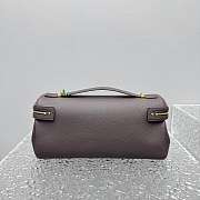 Loro Piana Extra Softy Bag L33 Calfskin Dark Chocolate 33x14x9cm - 4