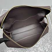 Loro Piana Extra Softy Bag L33 Calfskin Dark Chocolate 33x14x9cm - 2