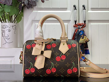 Louis Vuitton  LV x TM Speedy Cherry 20 20.5x13.5x12cm