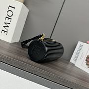 Loewe Bracelet Pouch Black 25x10x10cm - 5