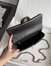Chanel Top Handle Black Caviar 22.5x13.5x6cm - 5