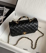 Chanel Top Handle Black Caviar 22.5x13.5x6cm - 3