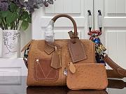 Louis Vuitton Speedy Bandoulière 25 Brown Ostrich 25cm - 1
