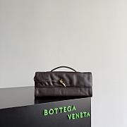 Bottega Veneta Andiamo Clutch Dark Brown 31x13x3cm - 1