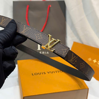 Louis Vuitton Reversible Black monogram Belt