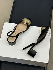 Gianvito Rossi Sphera 45 Leather Slingback Pumps - 3