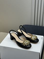 Gianvito Rossi Sphera 45 Leather Slingback Pumps - 4
