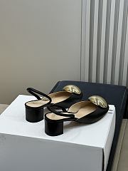 Gianvito Rossi Sphera 45 Leather Slingback Pumps - 2