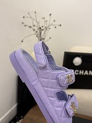 Chanel Purple Sandal - 3