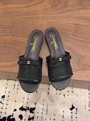 Chanel Black Slides 03 - 3