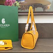 Goyard Bonbonnière bag yellow 30x10.5x12cm - 4