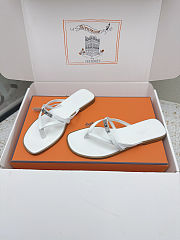 Hermes Miss sandal White - 2