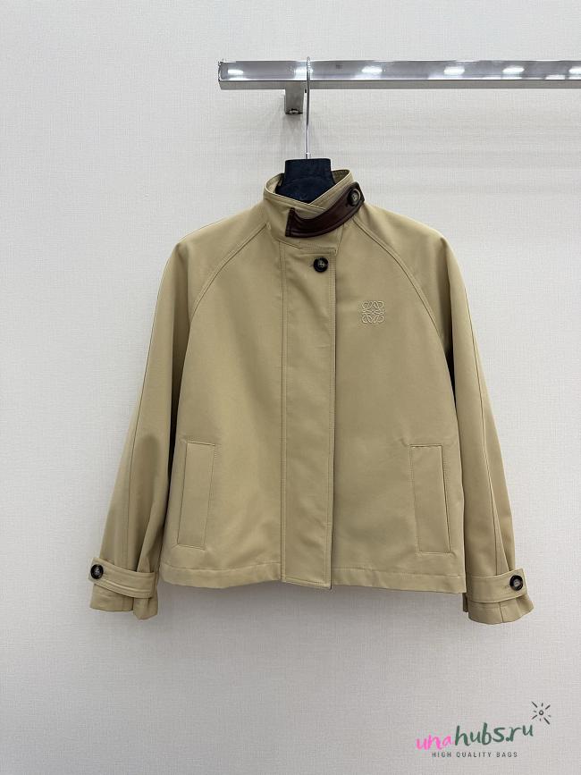 Loewe Short parka in cotton and silk - 1