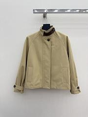 Loewe Short parka in cotton and silk - 1