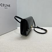 Celine Duo Wallet on Strap black calfskin 20x13x6cm - 4