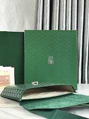Goyard Coursier Messenger bag green 32x4x25cm - 4