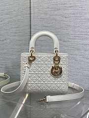 Dior Lady Bag White Lucky Star 20cm - 1