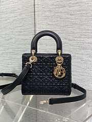 Dior Lady Bag Black Lucky Star 20cm - 1