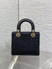 Dior Lady Bag Black Lucky Star 20cm - 4