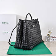 Bottega Veneta Andiamo black silver Bag - 42×35×18cm - 4