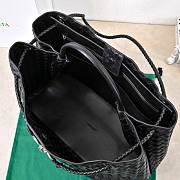 Bottega Veneta Andiamo black silver Bag - 42×35×18cm - 2