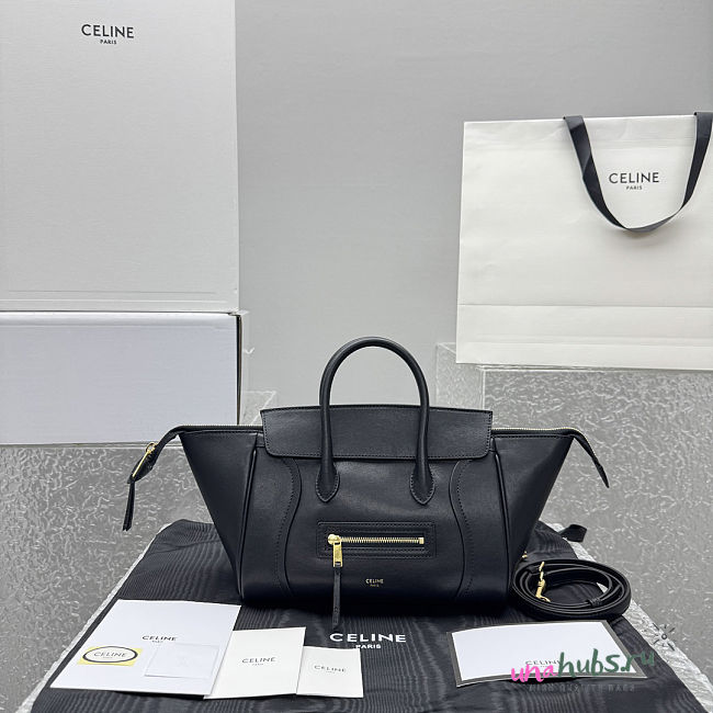 Celine New Luggage Black 38.5x11.5x16.5cm - 1