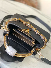 Louis Vuitton Mini Capucines Black 22x12x8cm - 2