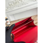 Hermes Constance 19 Epsom Silver Red - 5