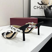 Dior J'Adior Heeled Sandal with Straps Black 10cm - 4
