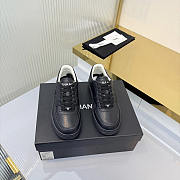 Chanel CC Logo Sneakers Leather Black - 2