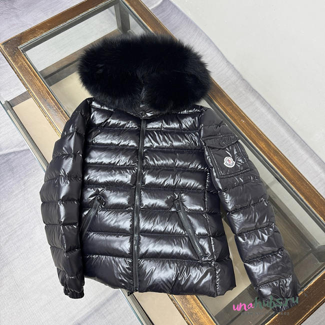Moncler Badyf Hooded Faux Fur-Trimmed Down Jacket - 1