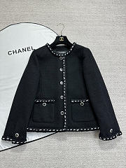 Chanel Black Tweed Jacket 02 - 1