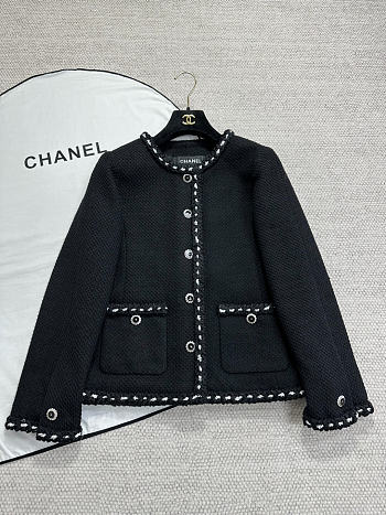 Chanel Black Tweed Jacket 02
