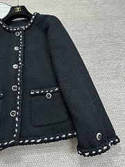 Chanel Black Tweed Jacket 02 - 3