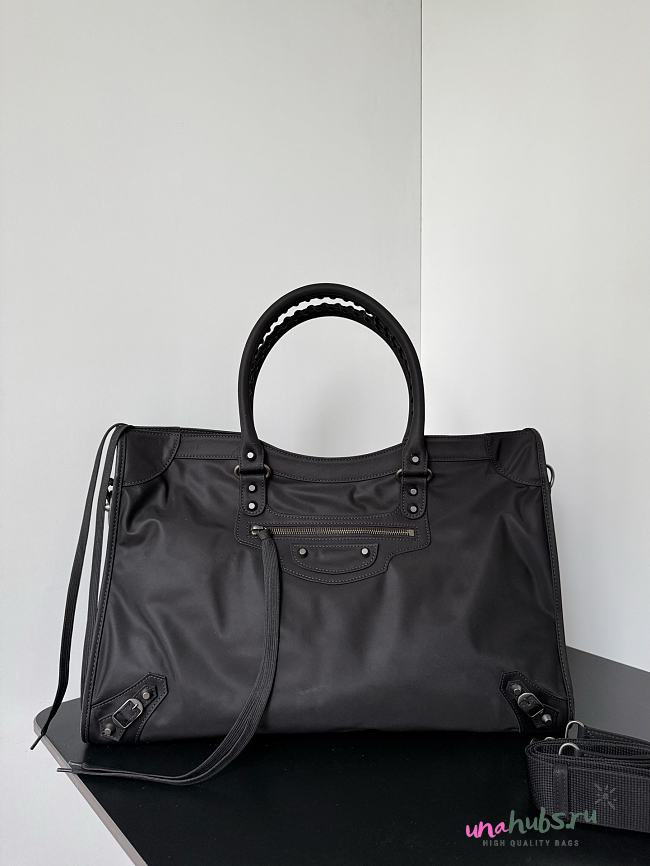 Balenciaga Le City Bag Large in black nylon 46x29x16.7cm - 1