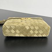 Bottega Veneta Vanity Case With suede Green 22x12.5x5cm - 5