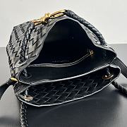 Bottega Veneta Andiamo Bucket Bag black 25x18.5x11cm - 2