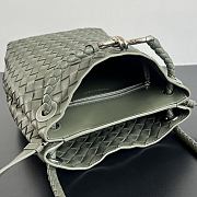 Bottega Veneta Andiamo Bucket Bag green 25x18.5x11cm - 4