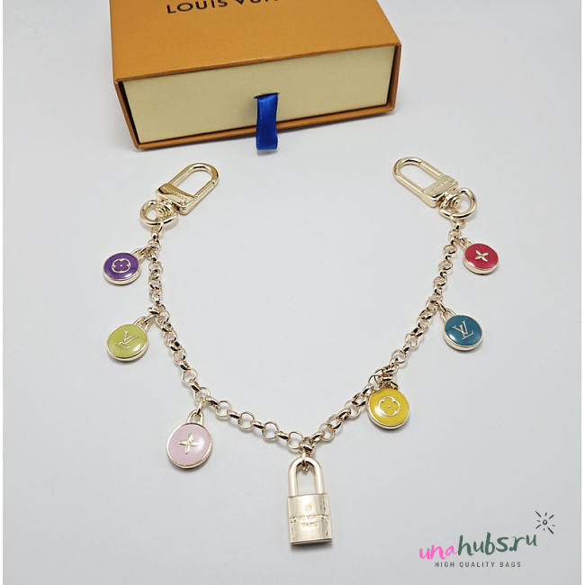 Louis Vuitton Lv Confetti Chain Bag Charm Multicolor - 1