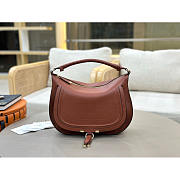 Chloé Marcie Large Hobo Bag In Smooth Calfskin 37x25x9.5cm - 1