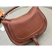 Chloé Marcie Large Hobo Bag In Smooth Calfskin 37x25x9.5cm - 2