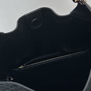 Gucci B Medium Shoulder Bag Black Suede - 49x46x4cm - 5