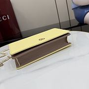 Gucci Marmont wallet on chain light yellow 20x12.5x4cm - 5