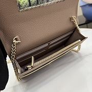 Gucci Marmont wallet on chain light yellow 20x12.5x4cm - 2