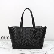 Gucci Marmont medium tote bag black 30x23x18cm - 1