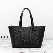 Gucci Marmont medium tote bag black 30x23x18cm - 5