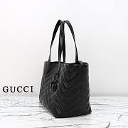 Gucci Marmont medium tote bag black 30x23x18cm - 4